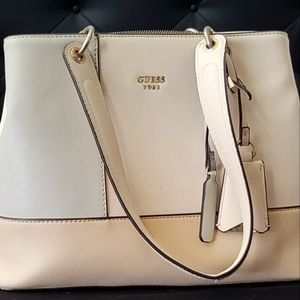 Cream Guess handbag